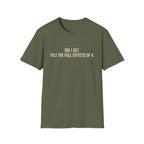 Did 1 Set, Felt the Effects of 4 — Funny Workout T-Shirt