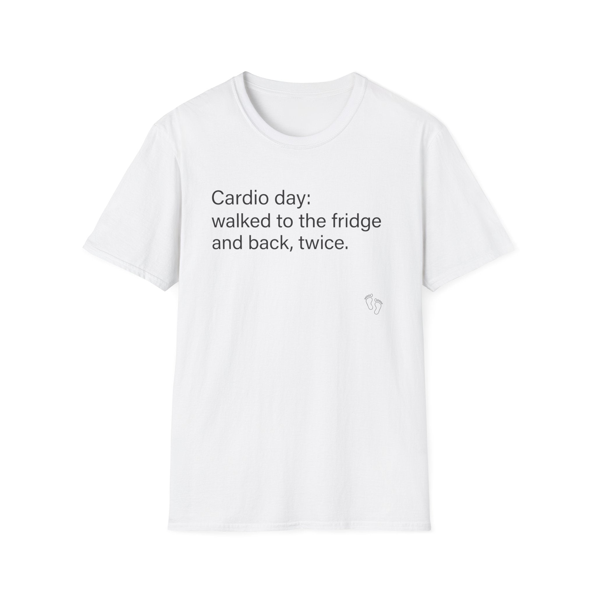 Cardio Day: Fridge and Back, Twice — Funny Cardio T-Shirt