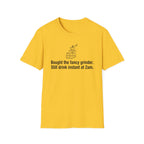 Bought the Fancy Grinder, Still Drink Instant at 2AM — Funny Coffee Lover T-Shirt
