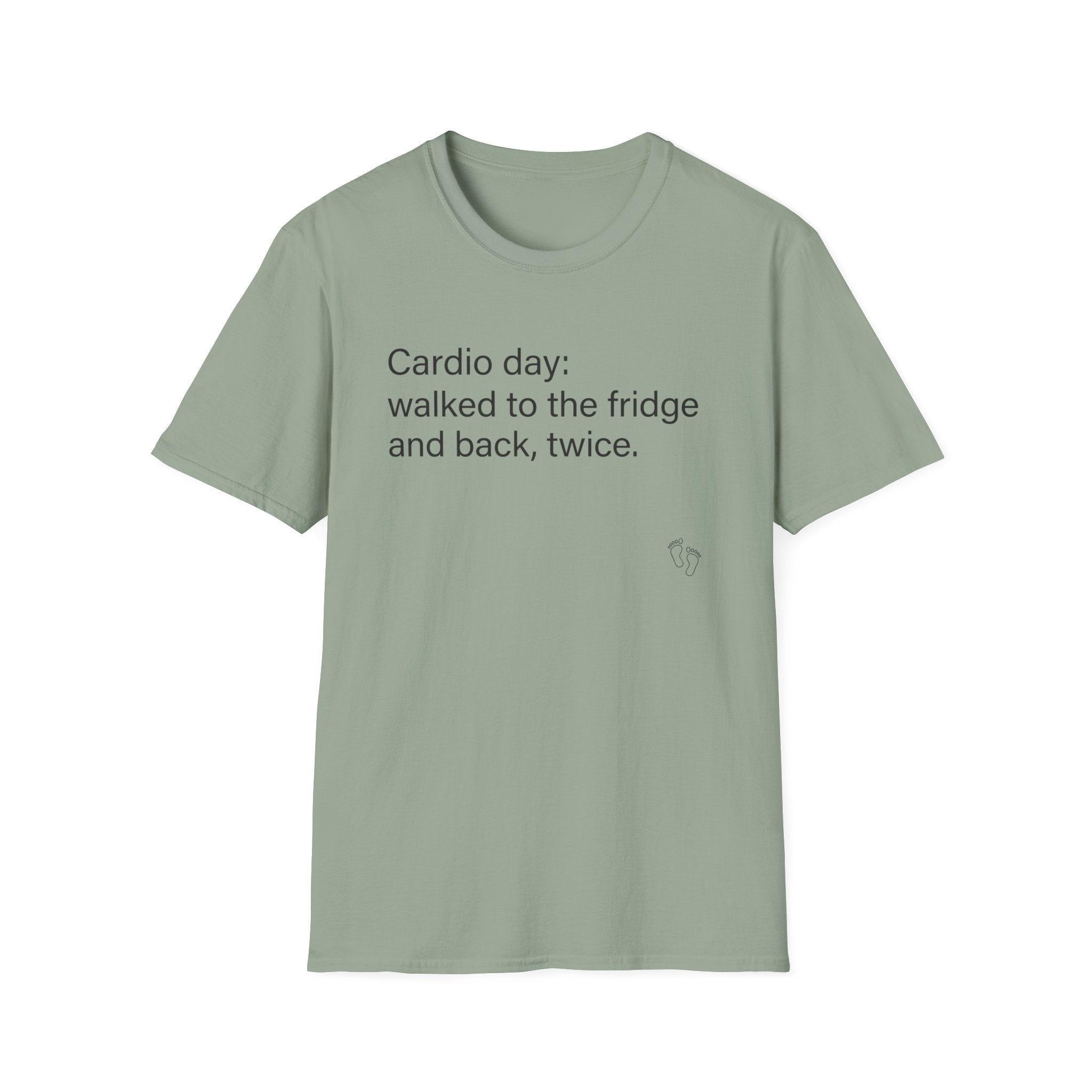 Cardio Day: Fridge and Back, Twice — Funny Cardio T-Shirt