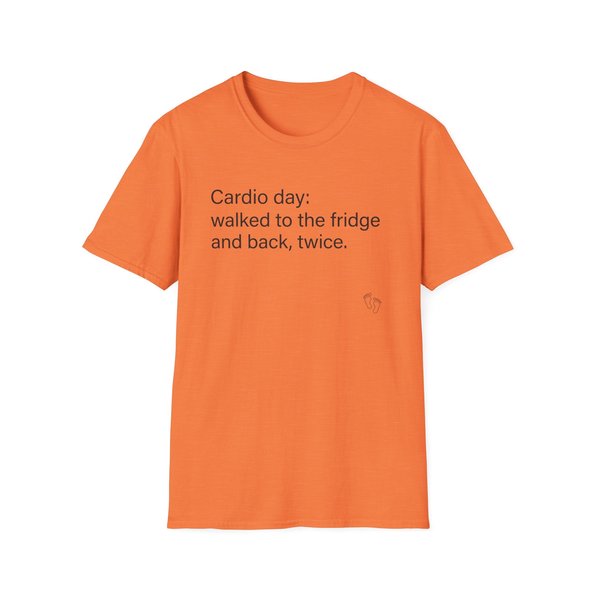 Cardio Day: Fridge and Back, Twice — Funny Cardio T-Shirt