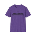 T-Shirt — "Ordered a small coffee. Regretted it immediately." Funny Coffee Lover Tee