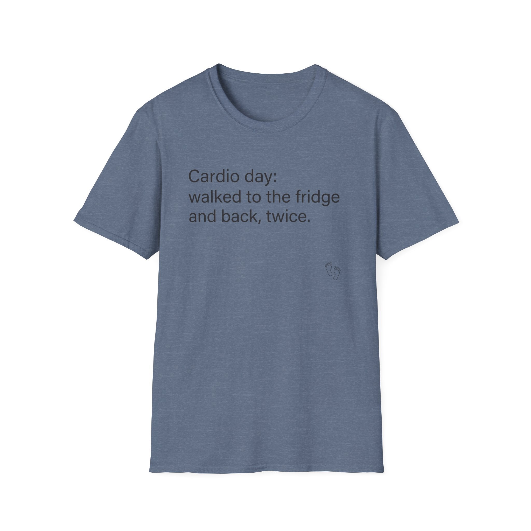 Cardio Day: Fridge and Back, Twice — Funny Cardio T-Shirt